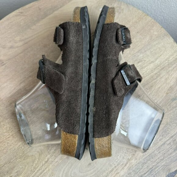Birki by Birkenstock Brown Suede‎ Sandals Size 39/8 Womens - Picture 5 of 8